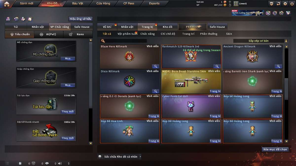 shop acc cf uy tin gia re